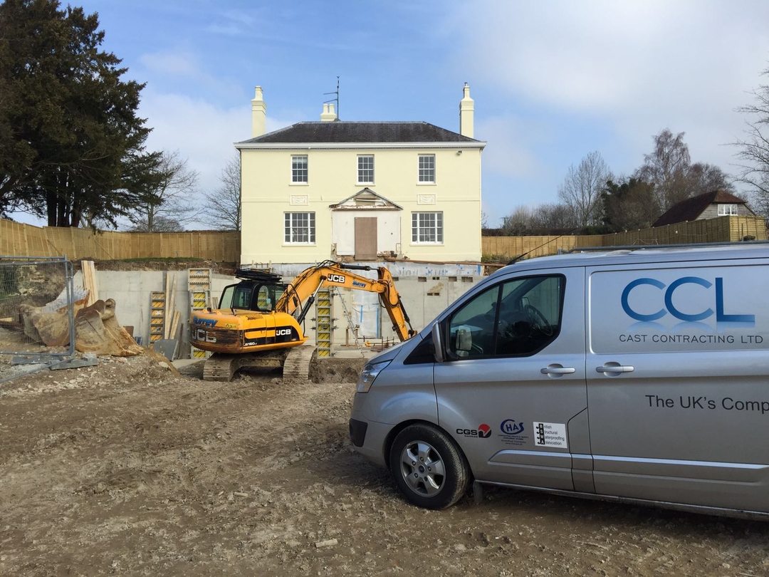 New Build Basement Pulborough West Sussex CCL Waterproofing